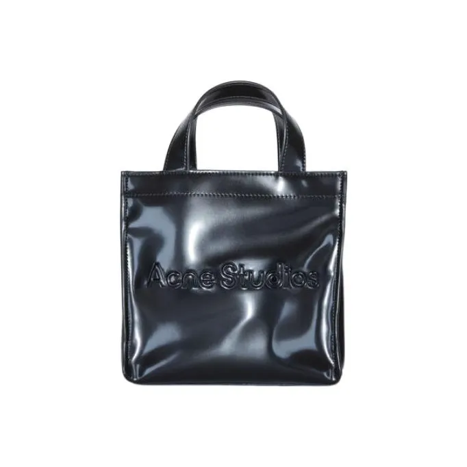ACNE STUDIOS Полиуретан Тоут Сумка Сумка для покупок Сумка через плечо Сумка мини Женская Черная
