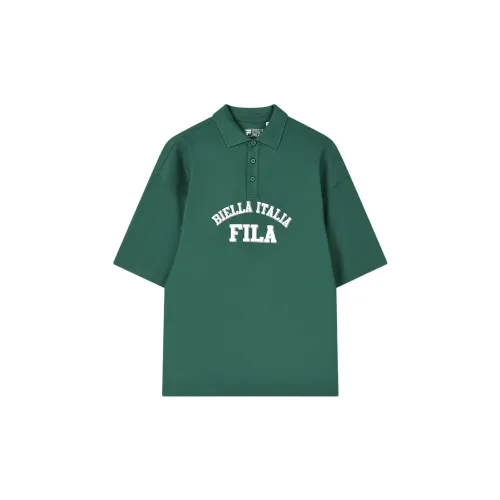 FILA Valentine's Day Collection Chrysoprase Зеленый Унисекс Поло