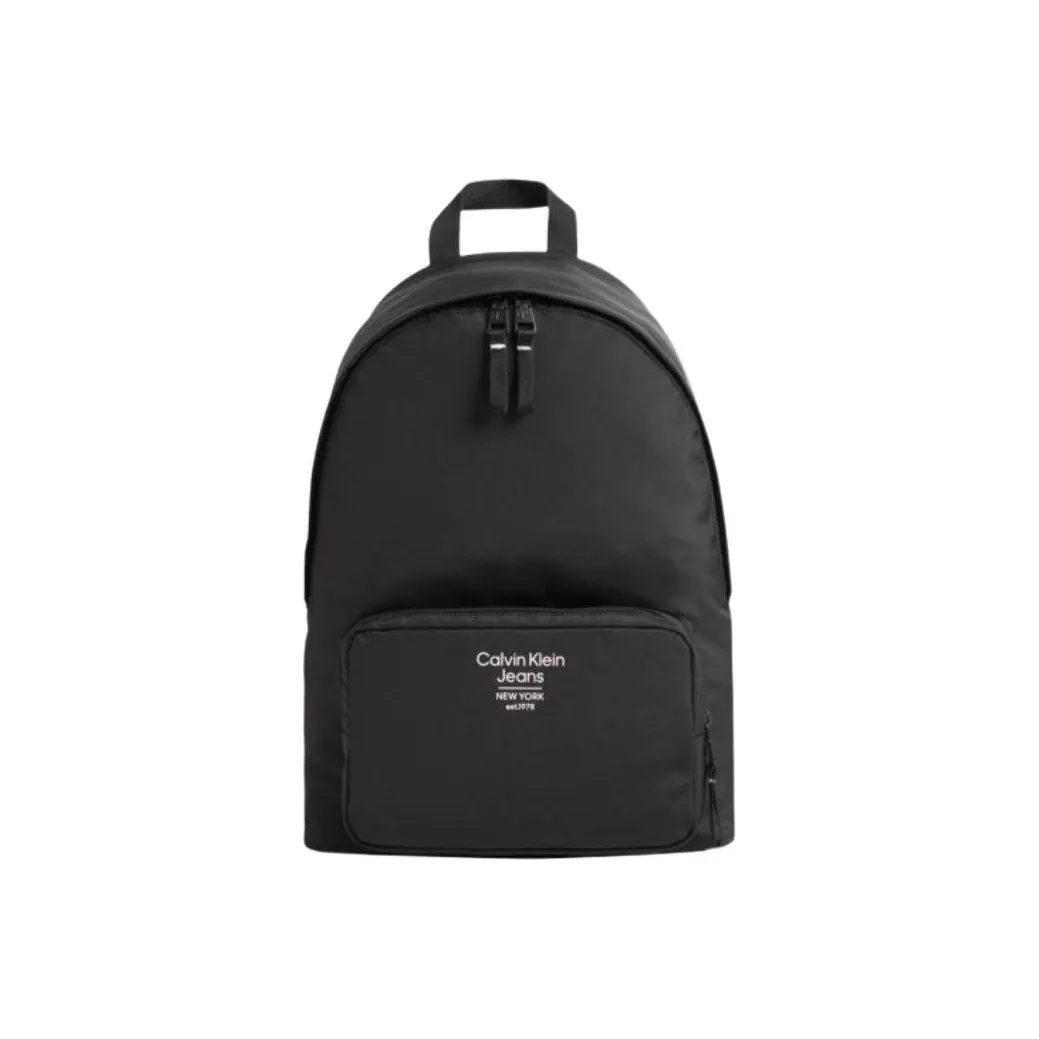 CK/Calvin Klein Leather Backpack Regular Men's Black