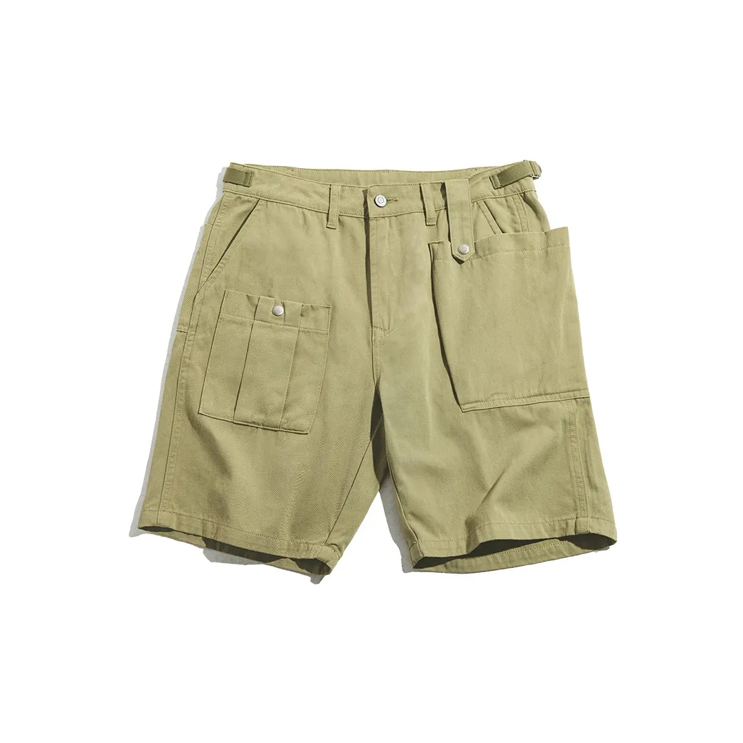 MADEN Casual Shorts Men's Khaki