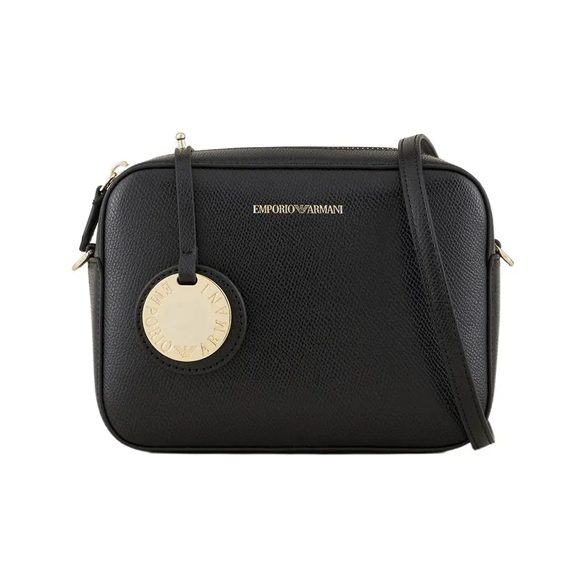 EMPORIO ARMANI Полиуретан Camera Сумка Сумка через плечо Женская Черная