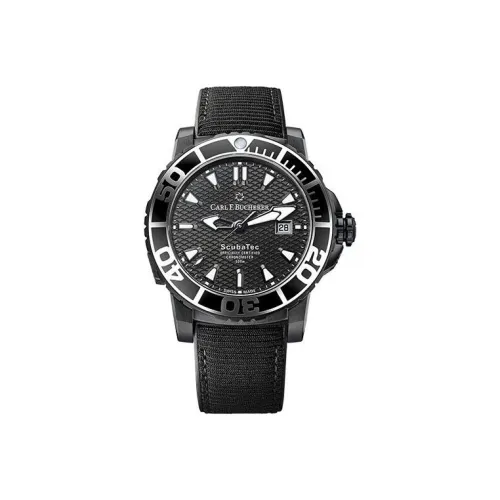 Carl F.Bucherer Автоматический Механический Movement Мужские Часы PATRAVI Collection 44,6 мм Черные
