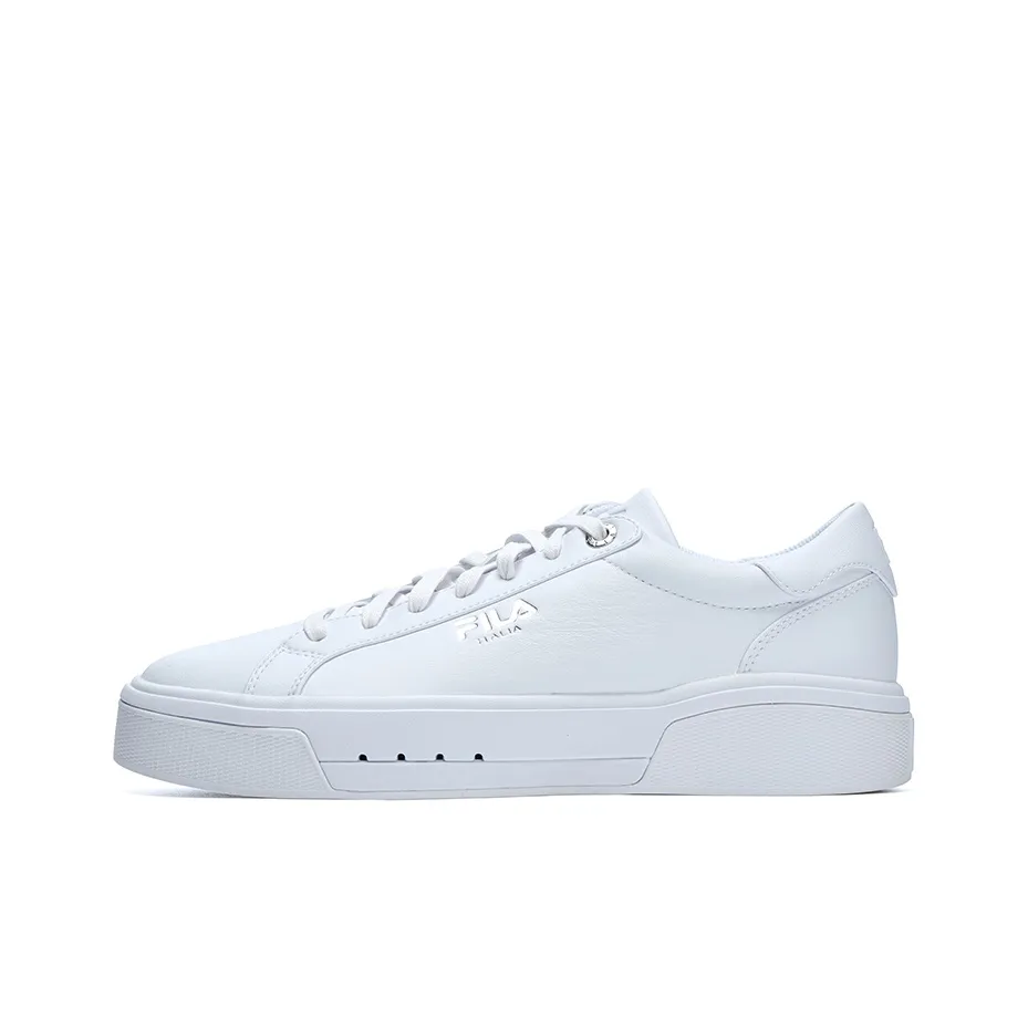 FILA 1911 2.0 Anti Slip Wear Resistant Low Top Skateboard Lars Shoes Men's FILA White