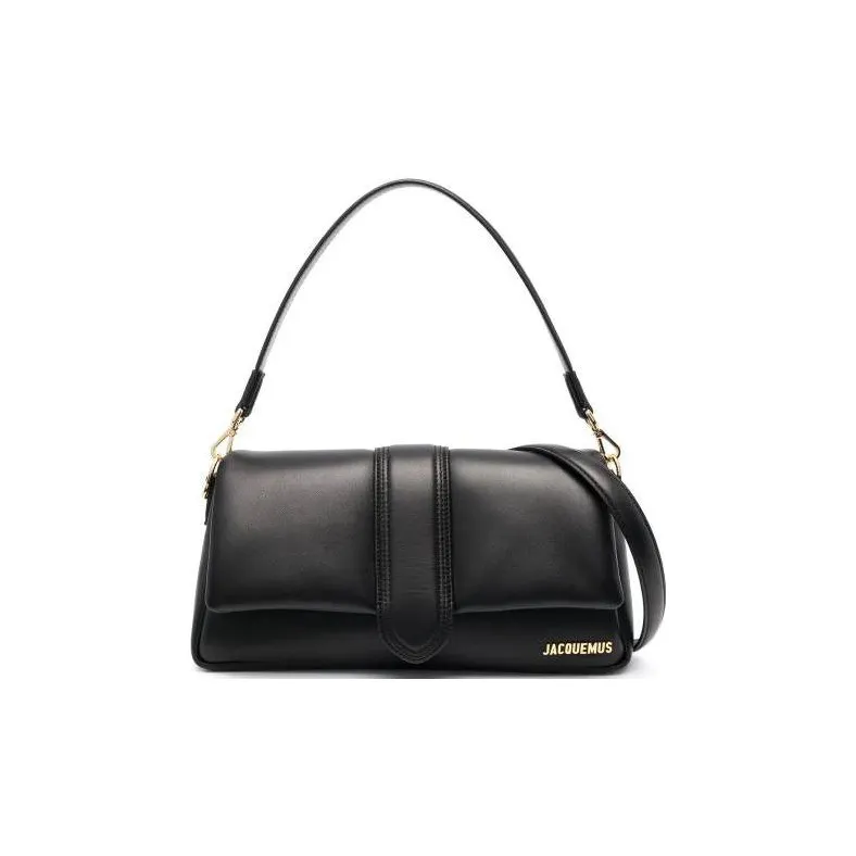 Jacquemus Lambskin Handbag Shoulder Bag Crossbody Bag Women's Black