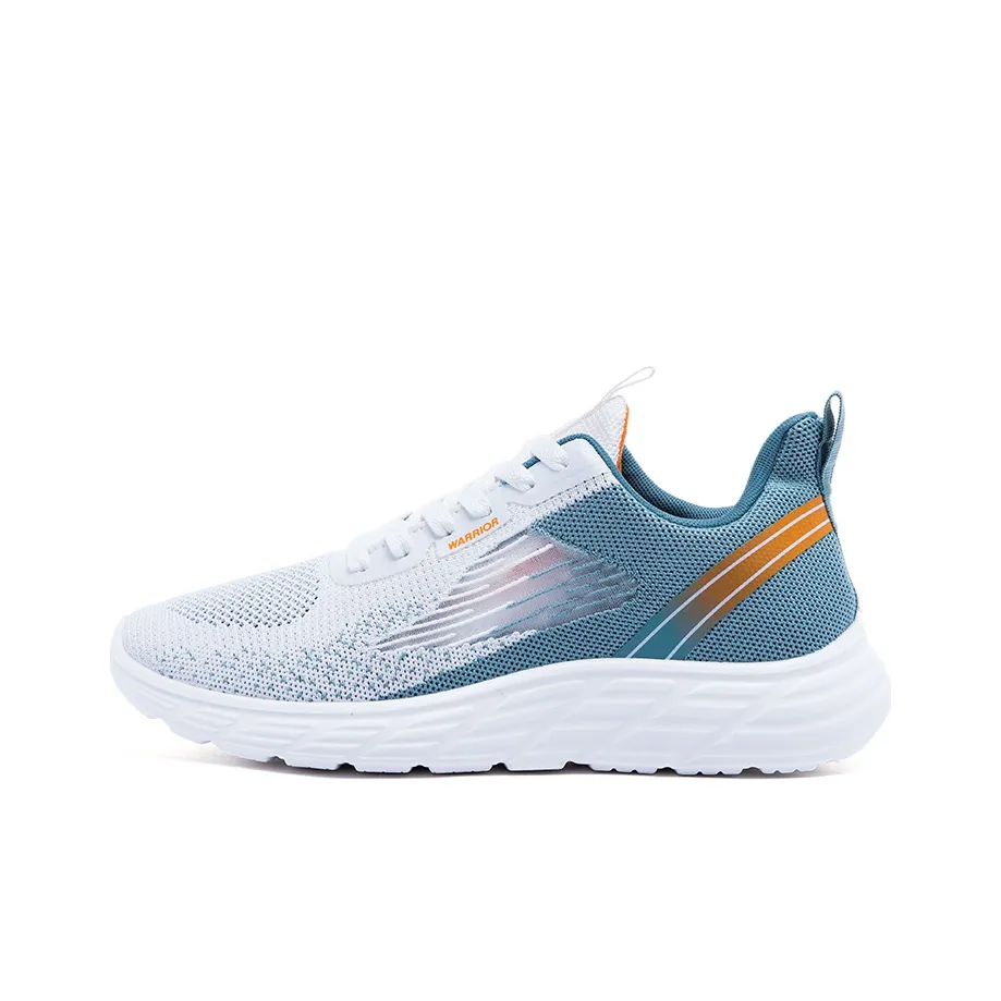 Warrior Breathable Lightweight Low Top Casual Shoes Men's White Haze Blue