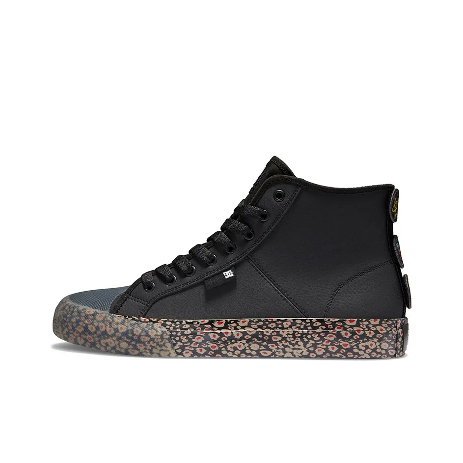 DC Shoes Manual High-Top Skateboard Shoes Men's Black