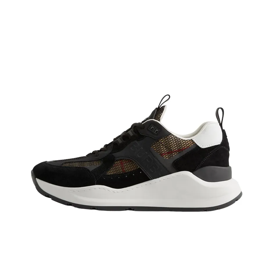 Burberry Embossed Mesh Sneakers Black
