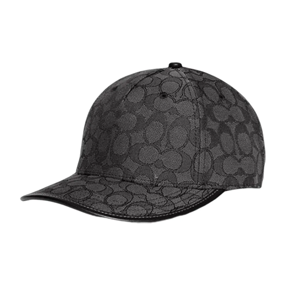 COACH Baseball Caps Women's Charcoal Black