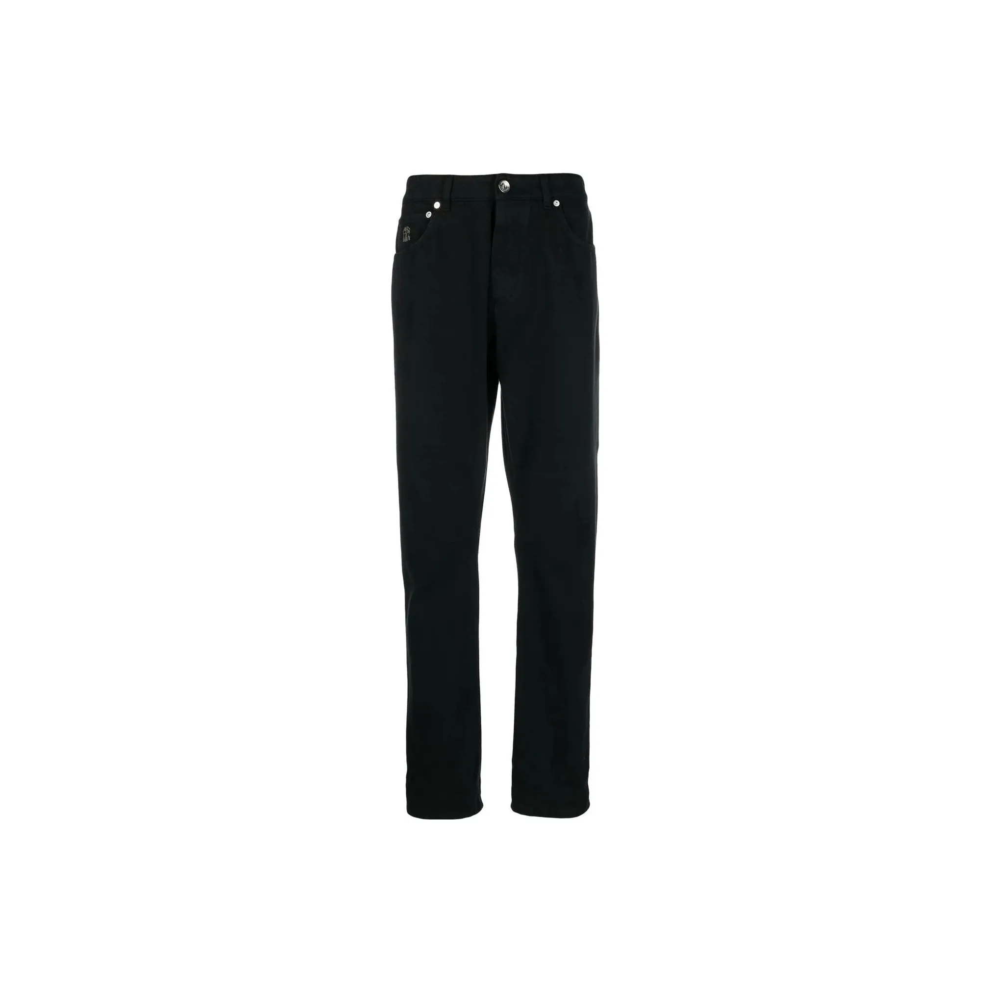 Brunello Cucinelli Distressed Straight Leg Jeans