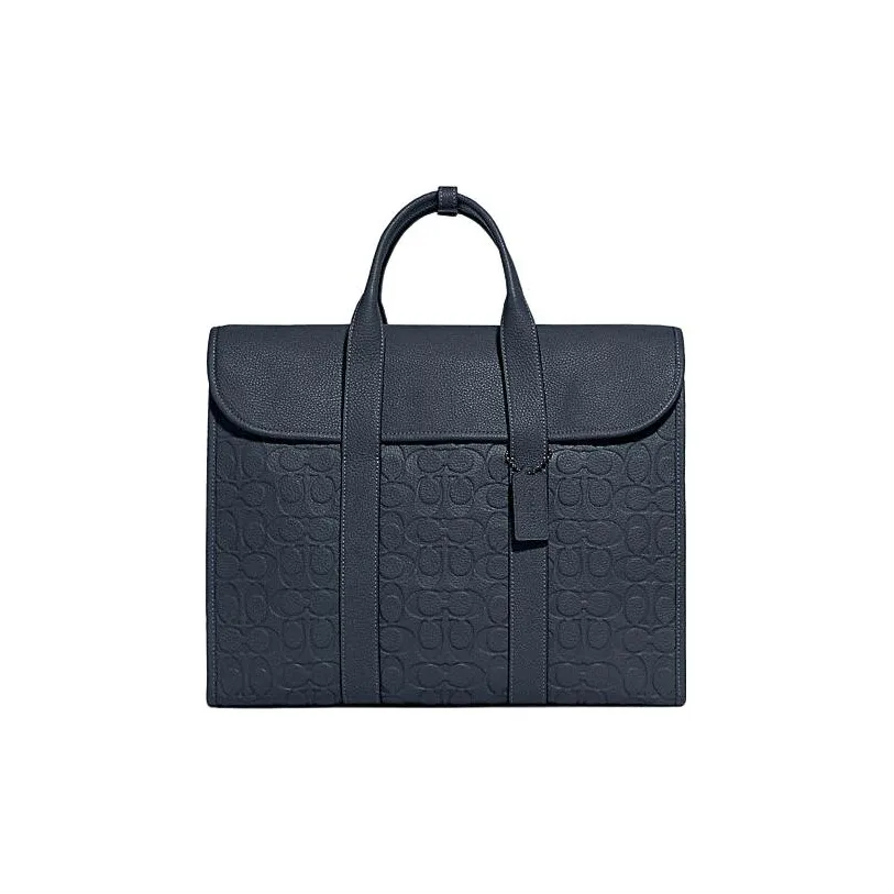 COACH Gotham Cow Leather Laptop Bag, Shoulder Bag, Crossbody Bag, Briefcase Tubas Men's Denim