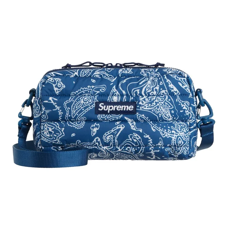 Supreme Nylon Fabric Crossbody Bag, Shoulder Bag Unisex Red/Blue/Black/Green