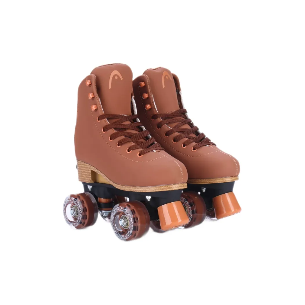 HEAD Roller Skates PU PVC Adults And Kids Quad Roller Skates Professional Beginner Unisex