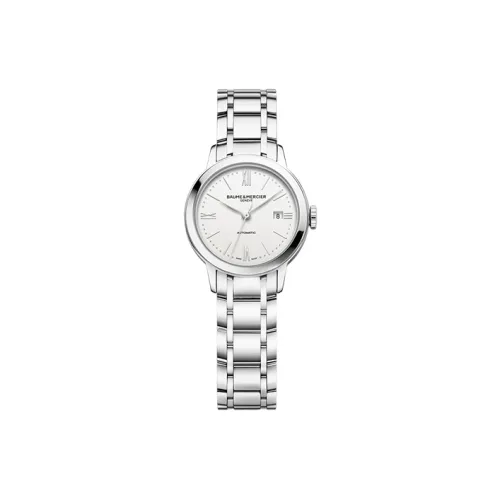 Baume & Mercier Автоматический Механический Движение Женские Часы Classima Collection 27 мм Серебряные