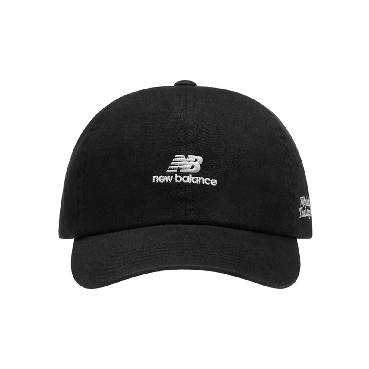 New Balance Хлопковая кепка, черная, унисекс