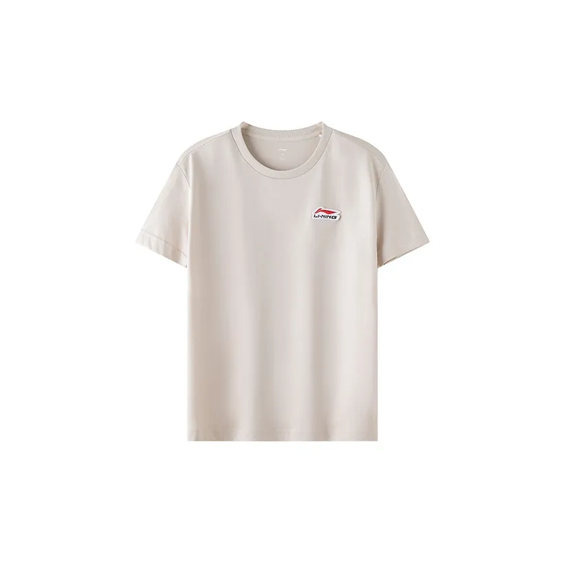 LiNing T Shirt Men's Silver Fish Gray