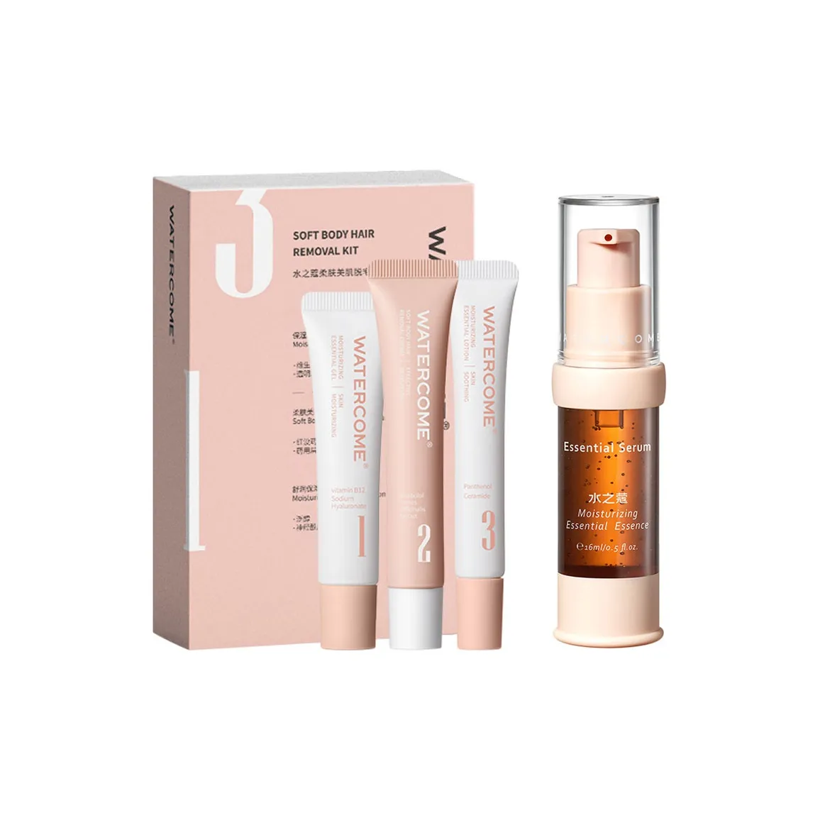 WATERCOME Удаление волос Коробка Сыворотка Гель Антиперспирант