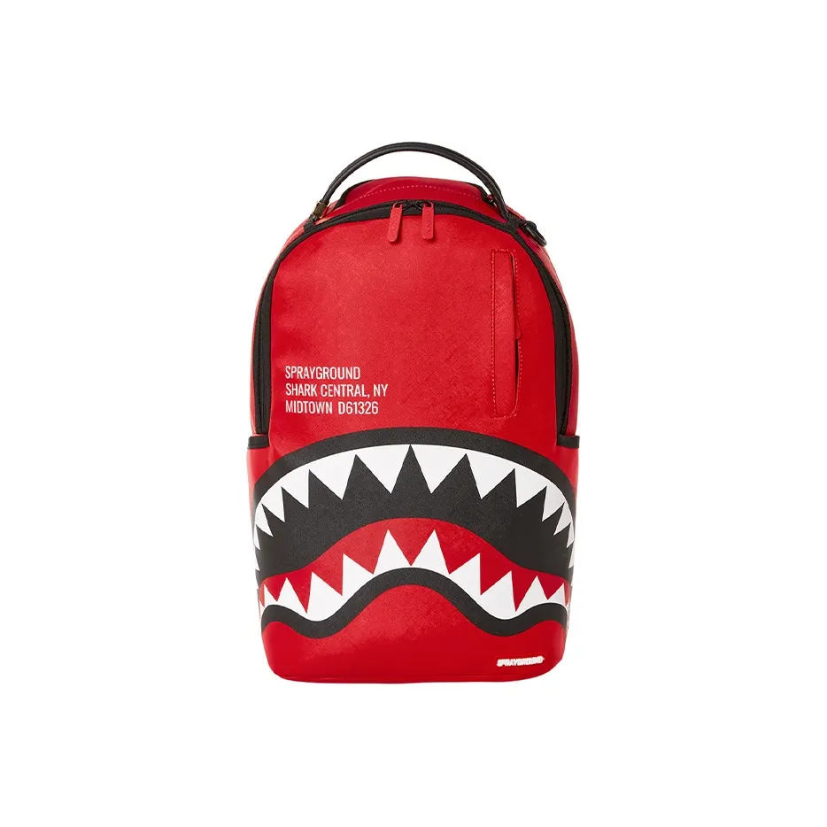 SPRAYGROUND PVC Backpack Tubas Unisex Red