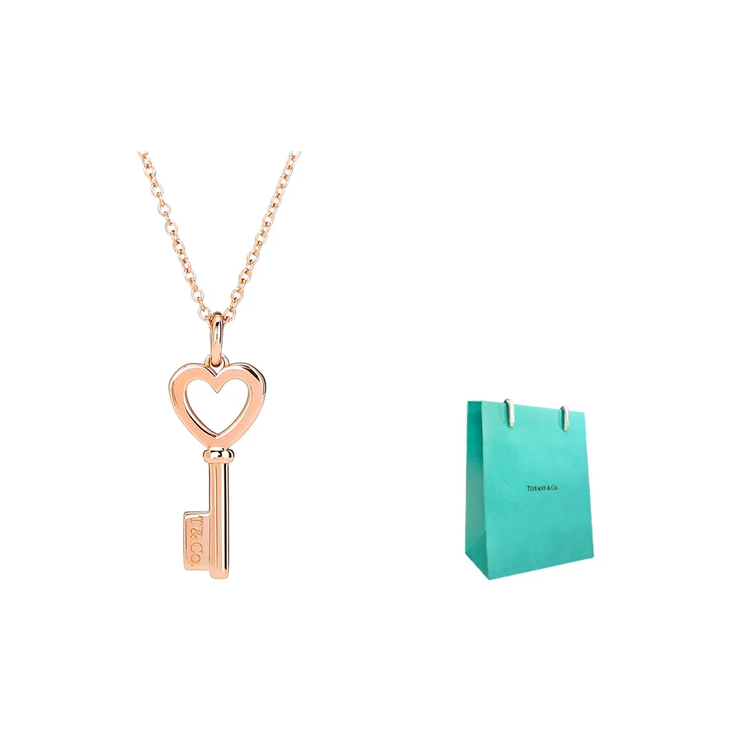 TIFFANY & CO. Tiffany Keys Series Rose Gold Necklaces Women's