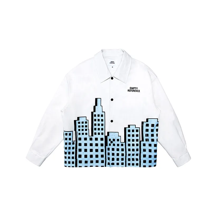 EMPTY REFERENCE Jackets Coats Unisex White