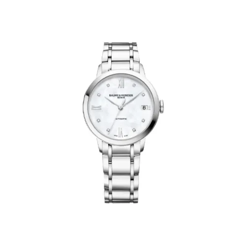Baume & Mercier Автоматический Механический Движение Женские Часы Classima Collection 34 мм Белые