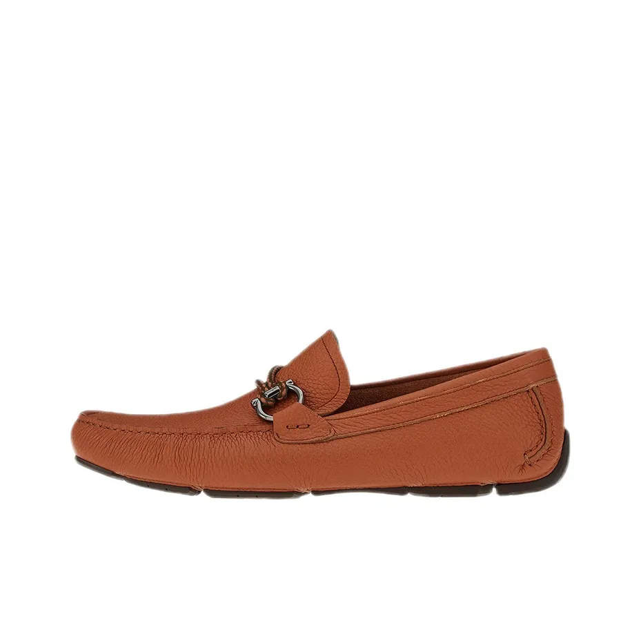 FERRAGAMO GANCINI Men's Casual Shoes Men's Light Brown