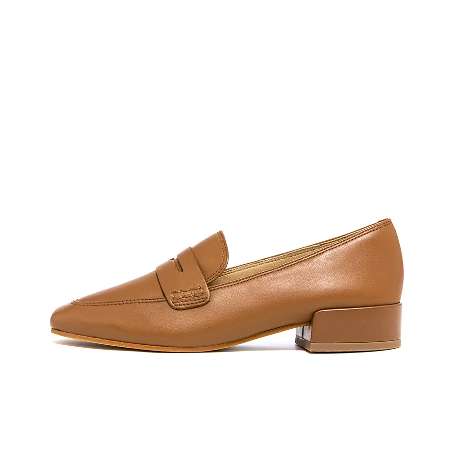 Clarks Chunky Heel Mary Jane Shoes Women's Dark Umber