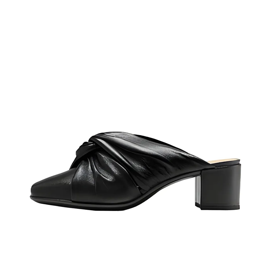 Ecco Wrap toe Slippers Women's Black