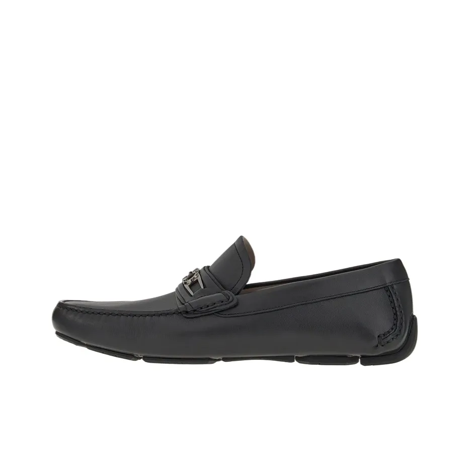 FERRAGAMO GANCINI Casual Shoes Men's Black