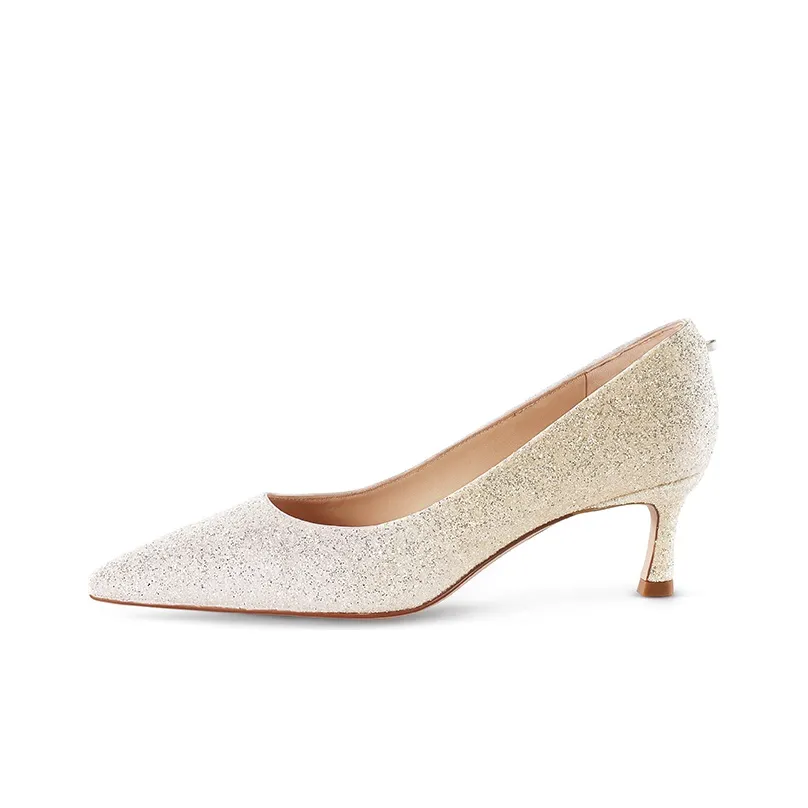 7or9 Flowing Шампанское Золото Высокие каблуки 5 см Женские Градиент Золото