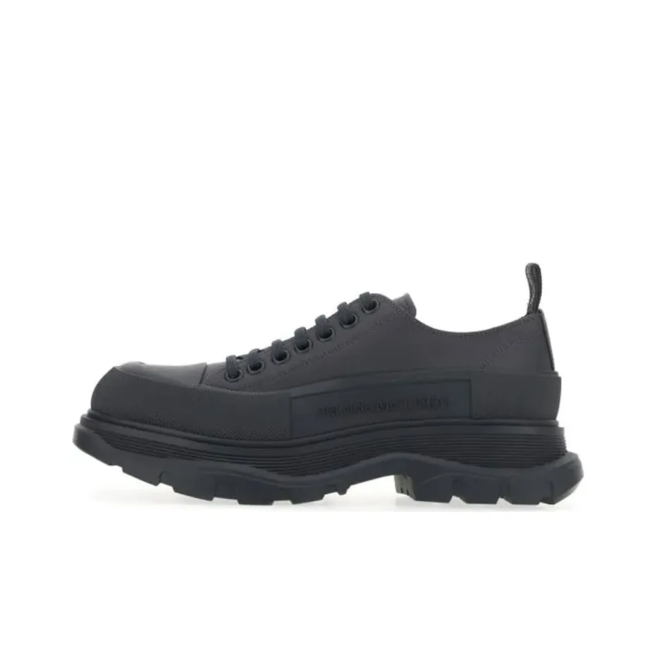 Alexander McQueen Tread Slick Low Top Sneakers 'Dark Brown Black'