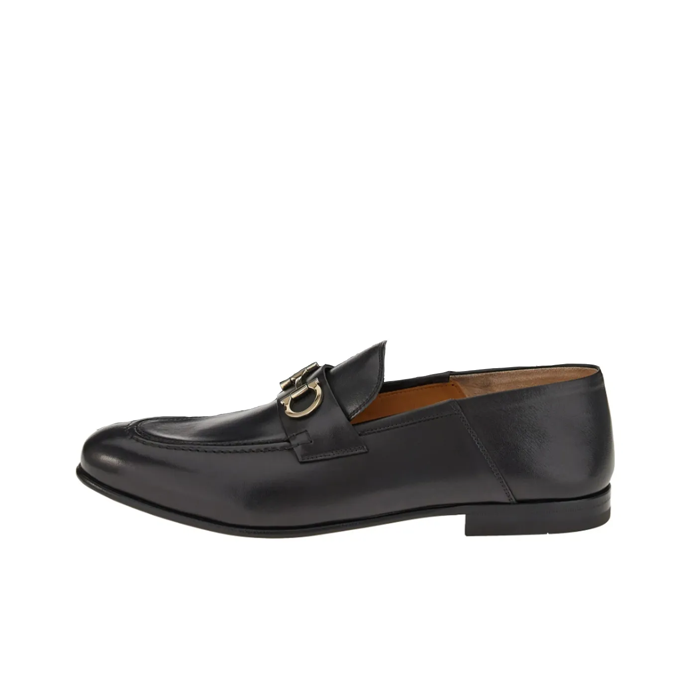 FERRAGAMO Gancini-buckle Leather Loafers
