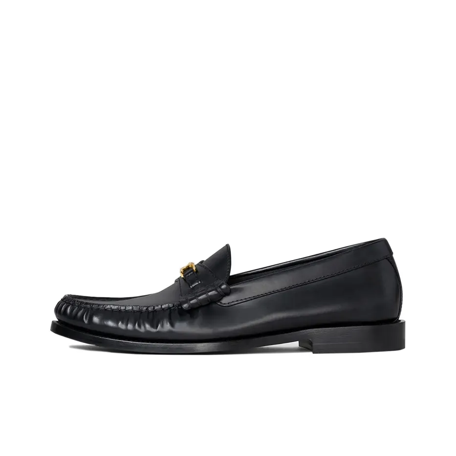 CELINE Luco Triomphe Casual Single Shoes Women's Black