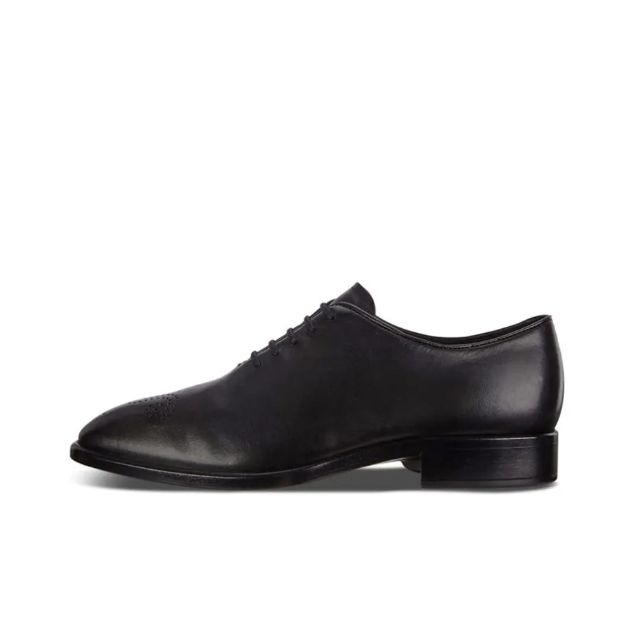 Ecco Unique Modern Business Leather Shoes Men's Black