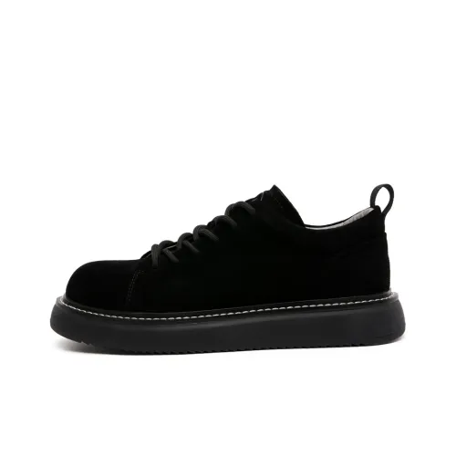 Anthony Miles Мужские повседневные туфли Low Top Черные Мужские