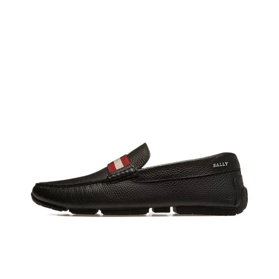 BALLY Pearce Stripe-trim Detail Loafers