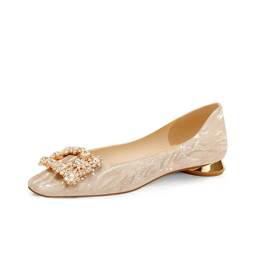 PJJUU Планшетная обувь MID Низкий каблук Обувь Женская