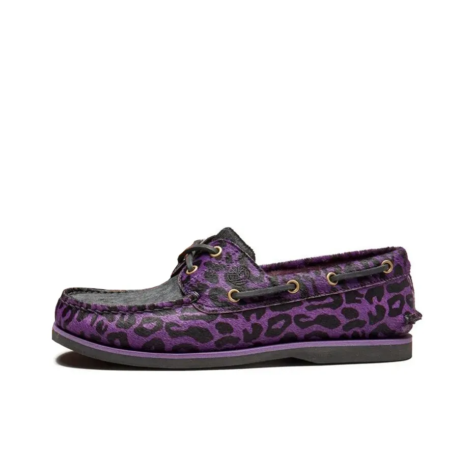 Timberland Classic Boat 2 Eye Wacko Maria Purple Leopard