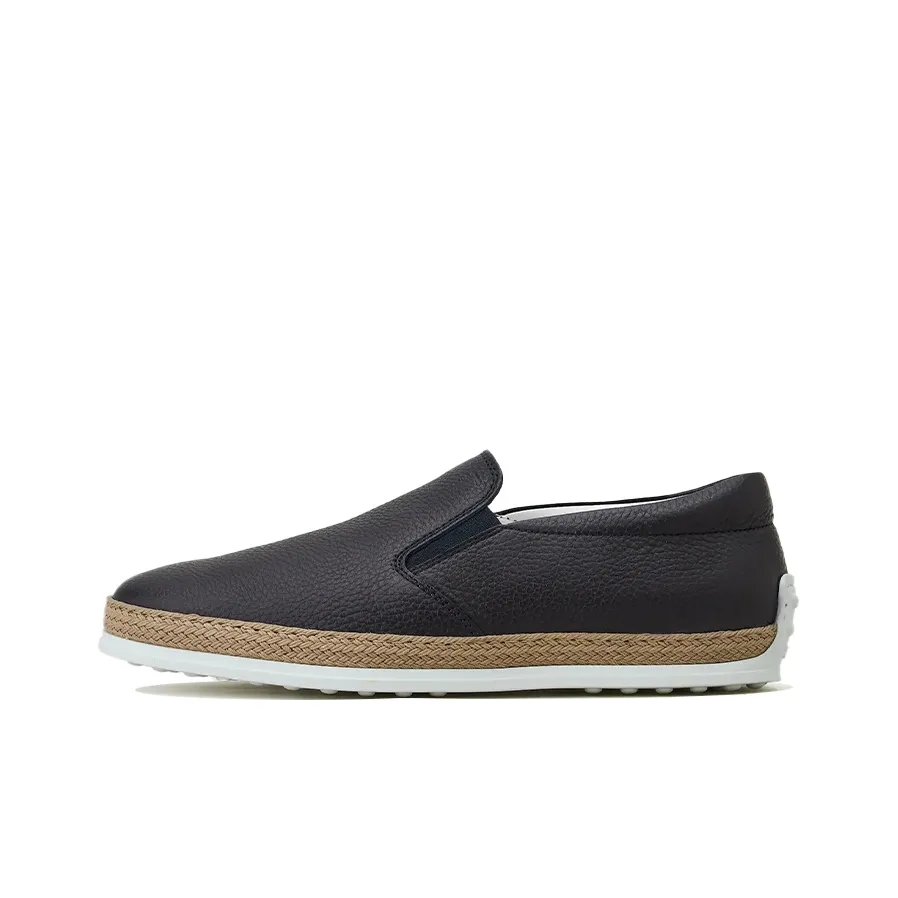 TOD'S Round Toe Slip On Espadrilles