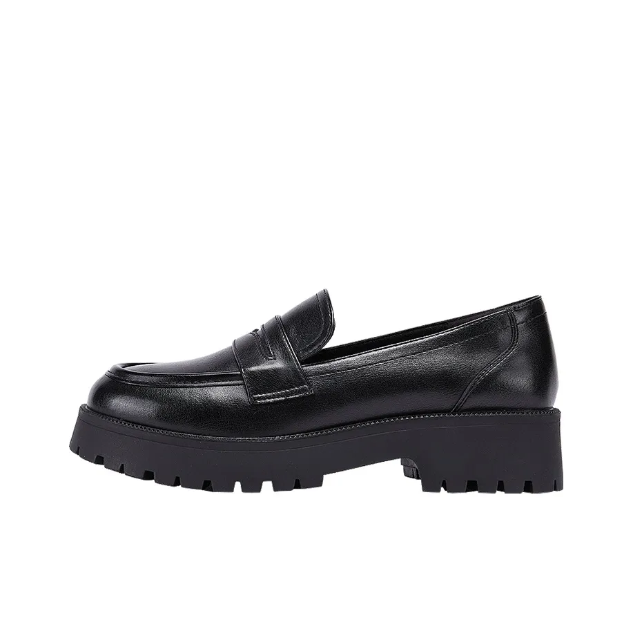 DAPHNE Women's Height Journal Platform Shoes Women's Black Brown