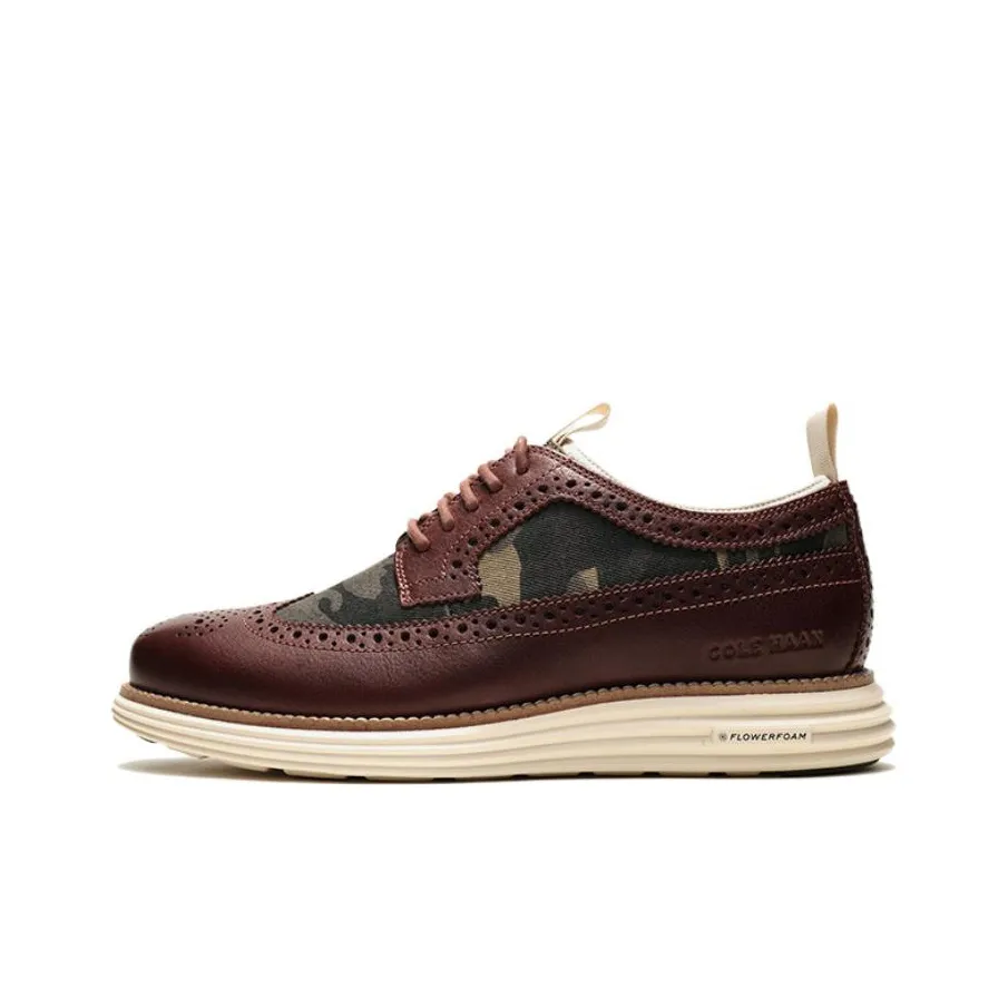 COLE HAAN Casual Leather Shoes Men's Low Top Coffee