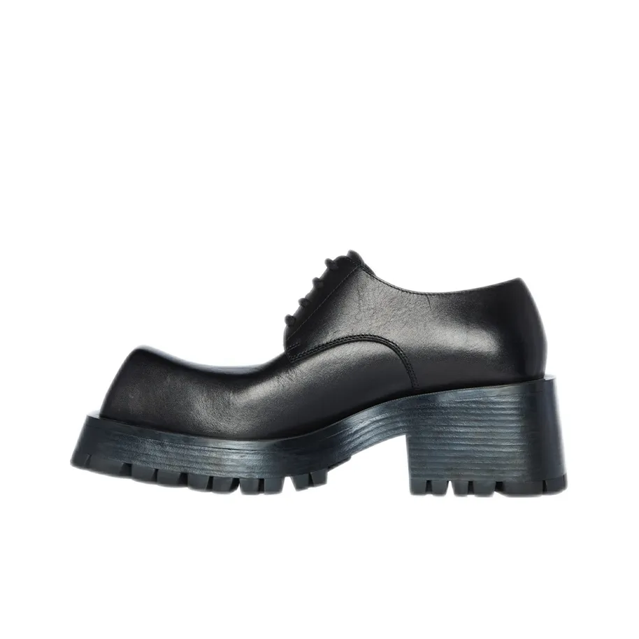 Balenciaga Trooper Derby Shoes 'Black' Women's