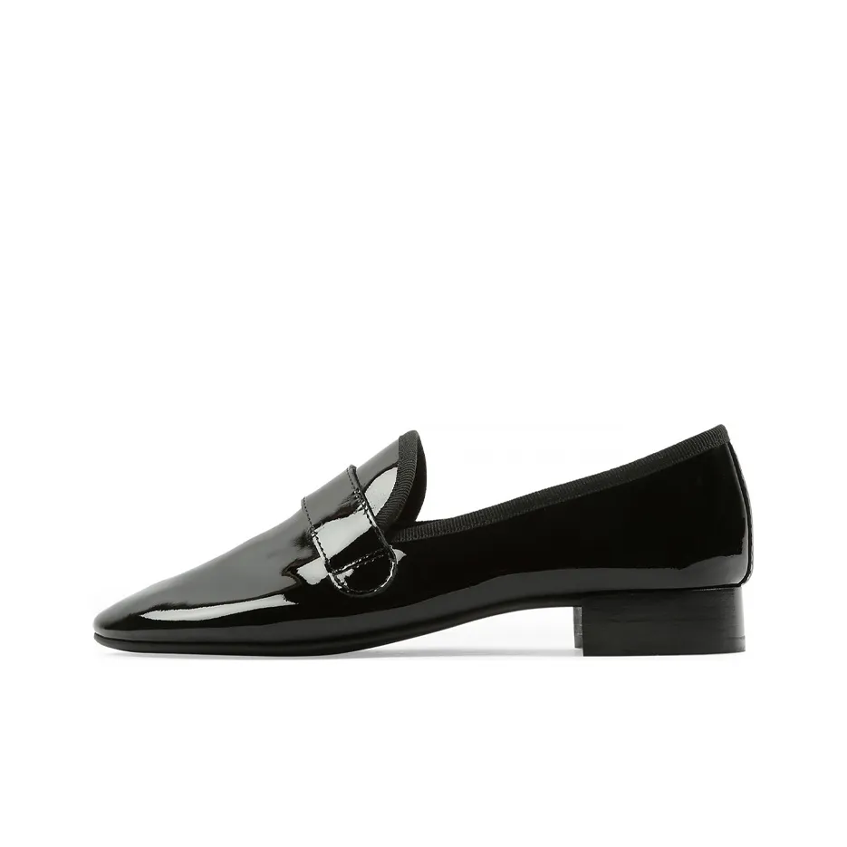 Repetto Maestro Block Heel Mary Jane Shoes Women's Black
