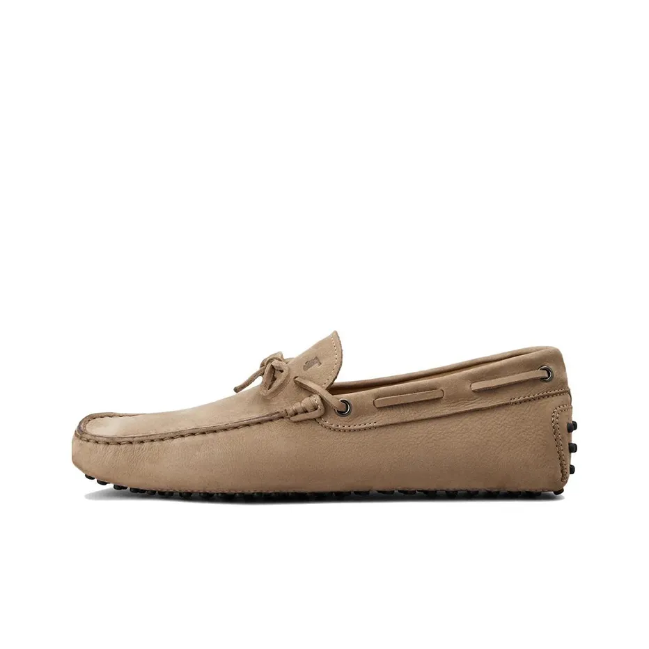 TOD'S Round Toe Slip On Loafers
