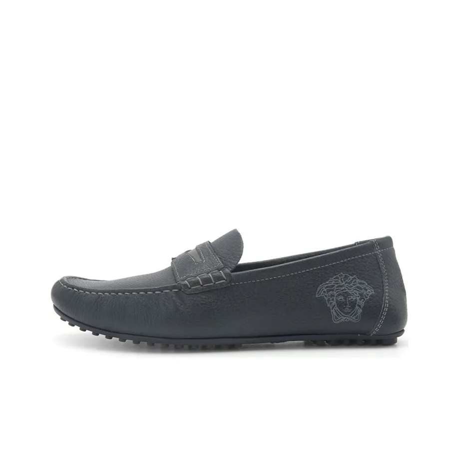 VERSACE Gommino Loafers Men's Blue