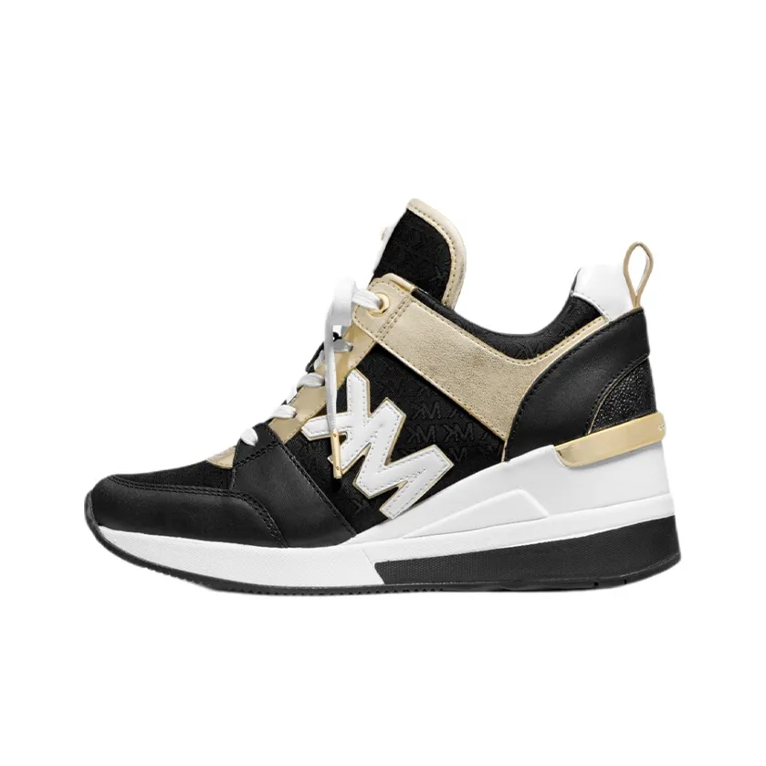 MICHAEL KORS Georgie Low-Top Platform Shoes Women's Black