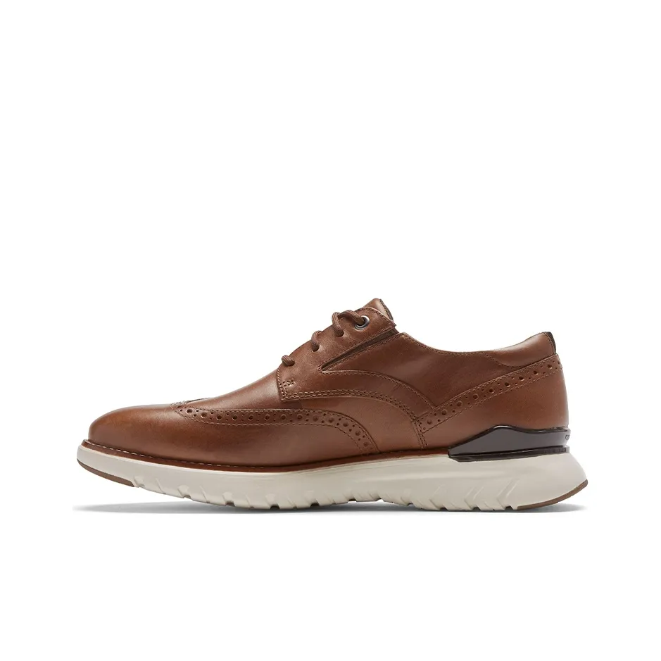 ROCKPORT Casual Leather Shoes Men's Low top Brown