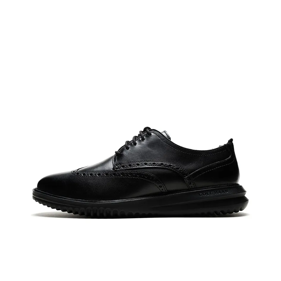 COLE HAAN Casual Leather Shoes Men's Low top Black
