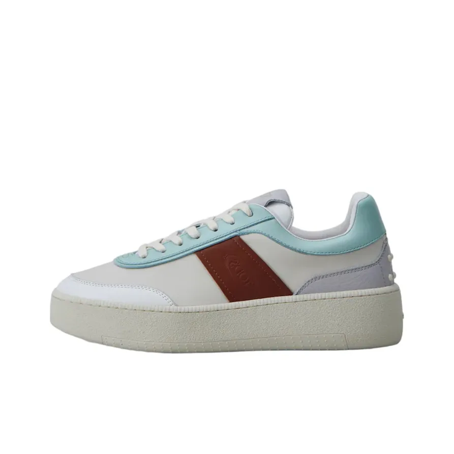 TOD'S Низкие кроссовки для занятий спортом Женские Светло-синие