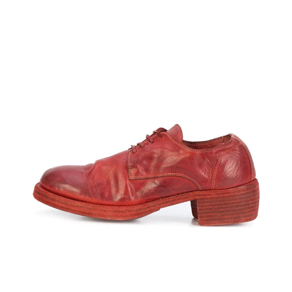 GUIDI Lace up Heeled Shoes Women's