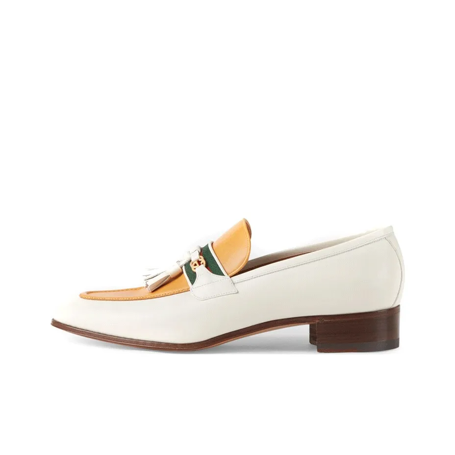 GUCCI Tassel Leather Loafers